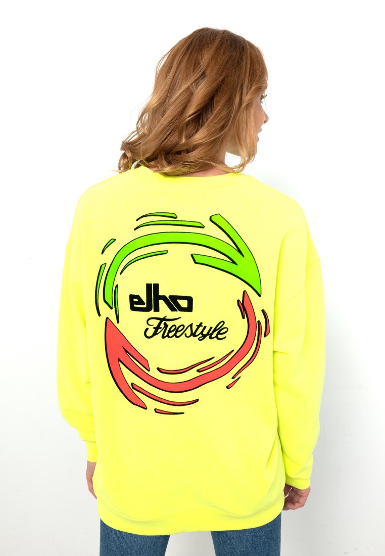 ELHO MAYRHOFEN - Sweatshirt - neon yellow