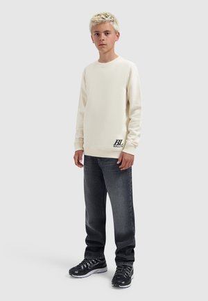 Ballin, REGULAR FIT CREWNECK LS SWEATERS - Sweater - ecru
