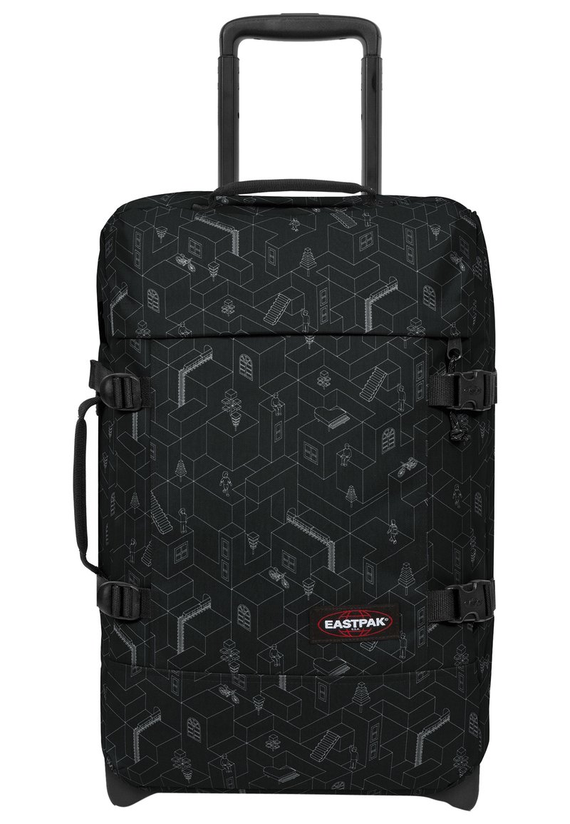 Eastpak TRANVERZ S x WHERE'S WALLY - Wheeled suitcase - blocks black