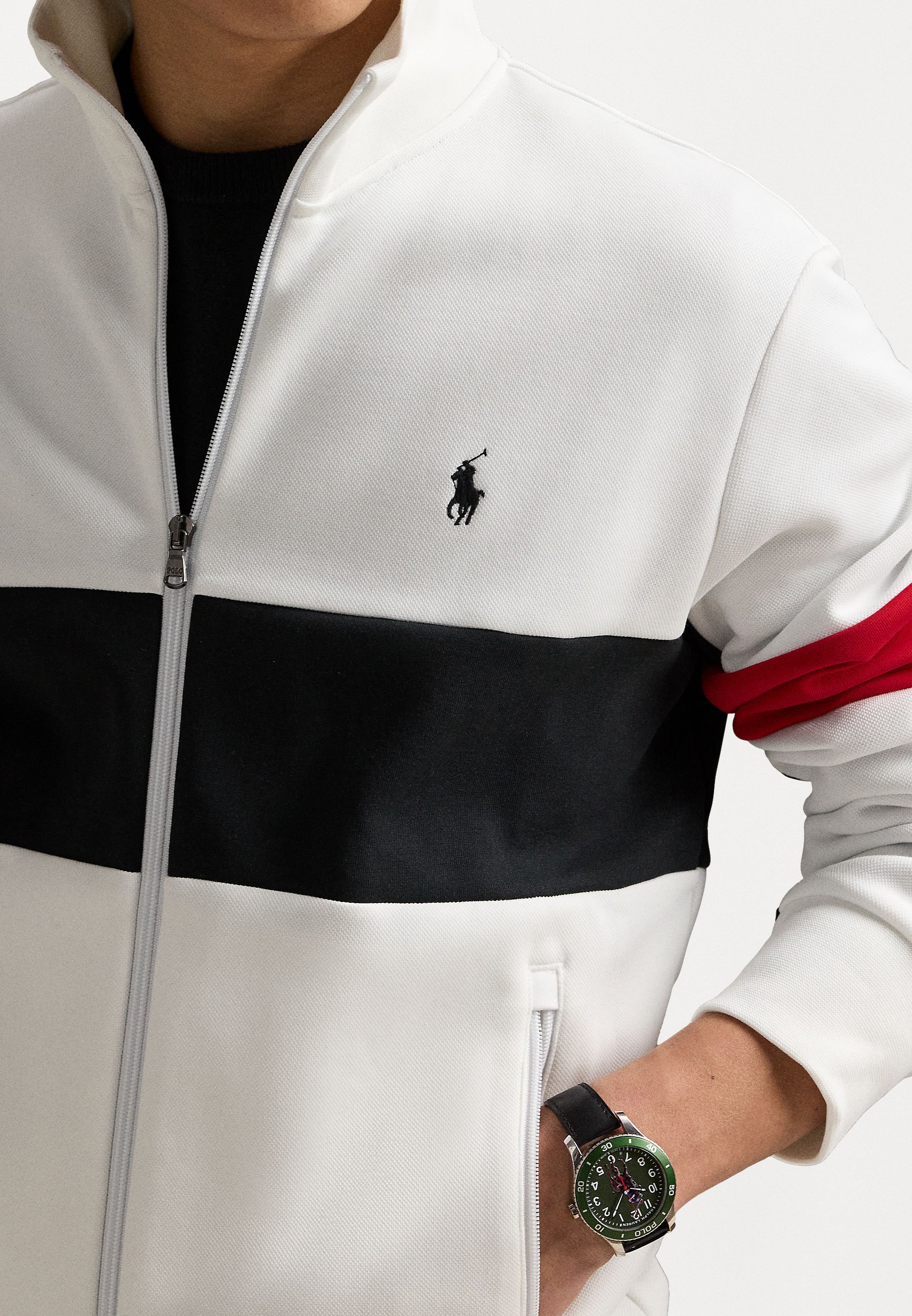 Polo Ralph Lauren LSTRACKJKTM3-LONG SLEEVE-SWEATSHIRT - Bluza