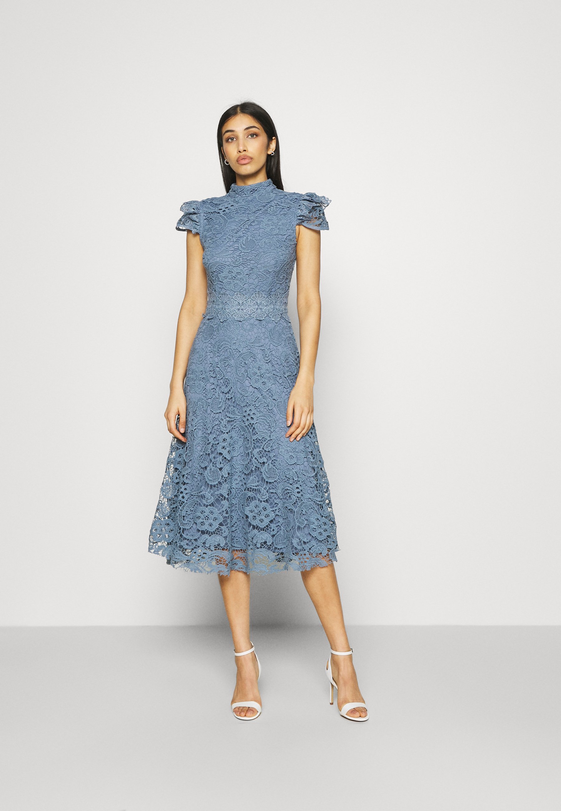 lace and beads midikleid