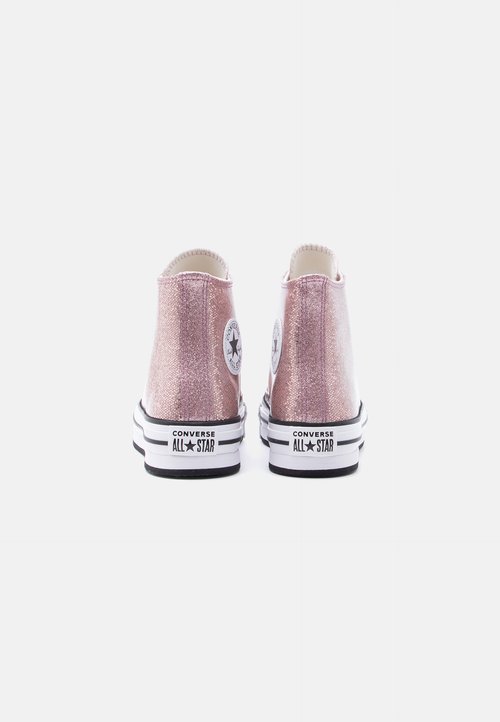Converse CHUCK TAYLOR ALL STAR LIFT UNISEX - High-top trainers - apricot red/white/black — photo 3