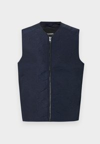 Chaleco Acolchado Lyle & Scott Hombre - Nylon Ripstop, Cuello Alto, Cremallera
