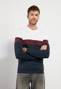 Pier One Φούτερ - dark blue,white