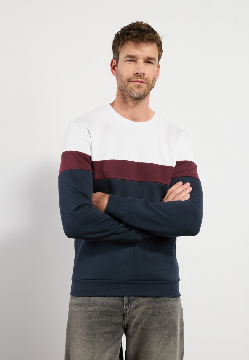 Pier One Φούτερ - dark blue,white