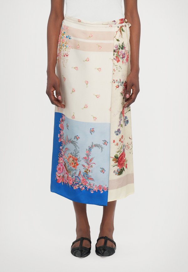 PEGGI - Wrap skirt - ivory