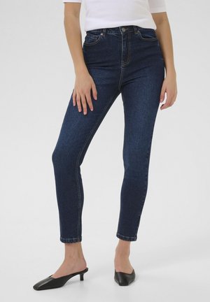 Kaffe WILLOW  - Traperice uskog kroja - dark blue denim