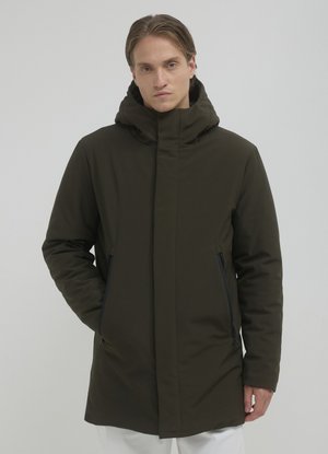 CON CAPPUCCIO  - Winter coat - verde