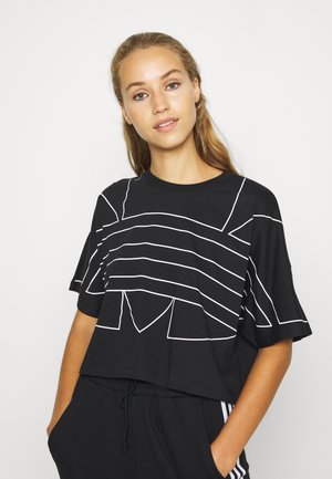 LOGO TEE - T-shirt imprimé - black/white