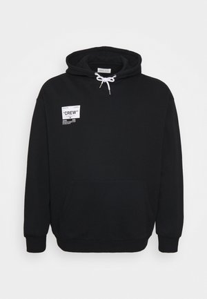 Felpa con cappuccio - black