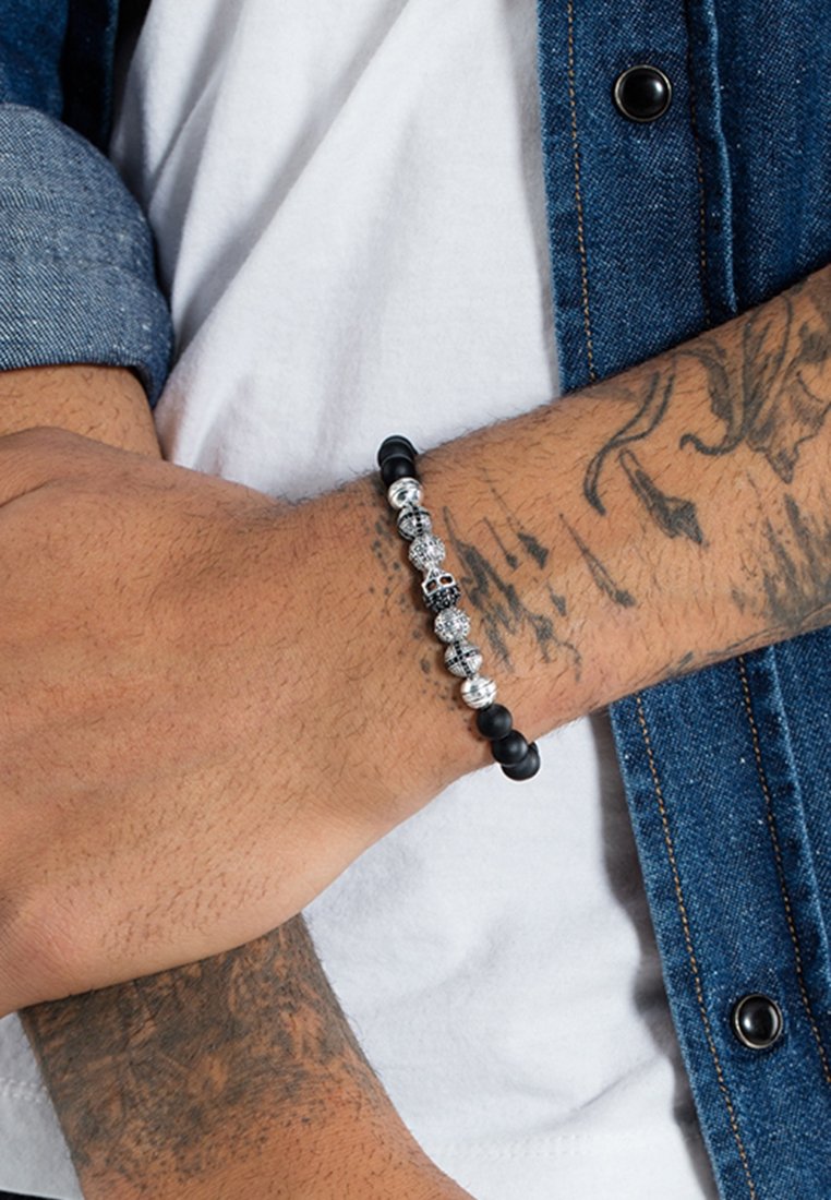 THOMAS SABO Armband - silver-coloured/black