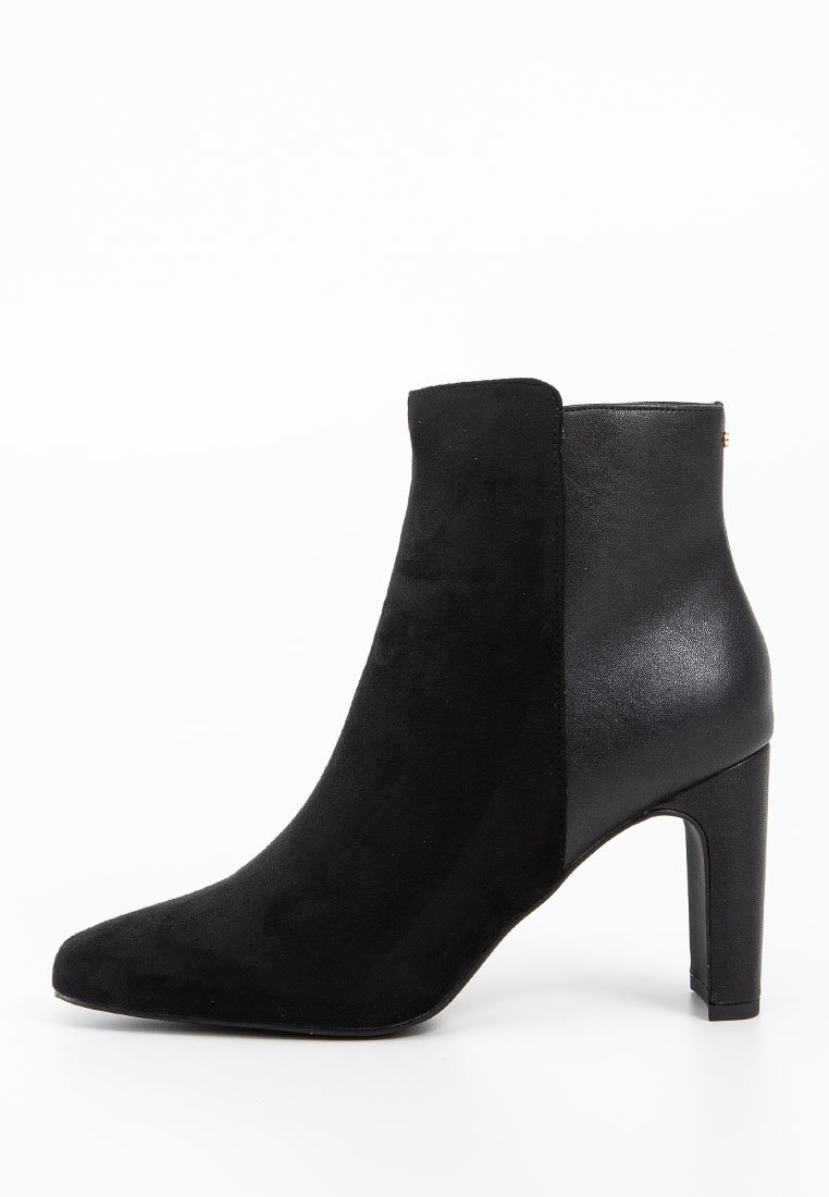 Dune London Enkellaarsjes met hoge hak zwart Dune London Enkellaarsjes met hoge hak zwart