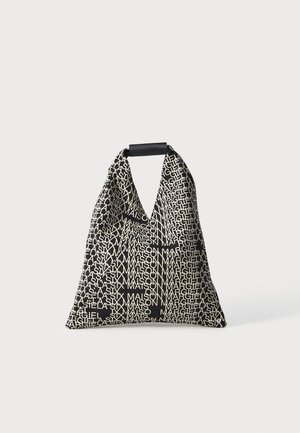 MM6 Maison Margiela, SMALL JAPANESE HANDBAG - Дамска чанта - black/white