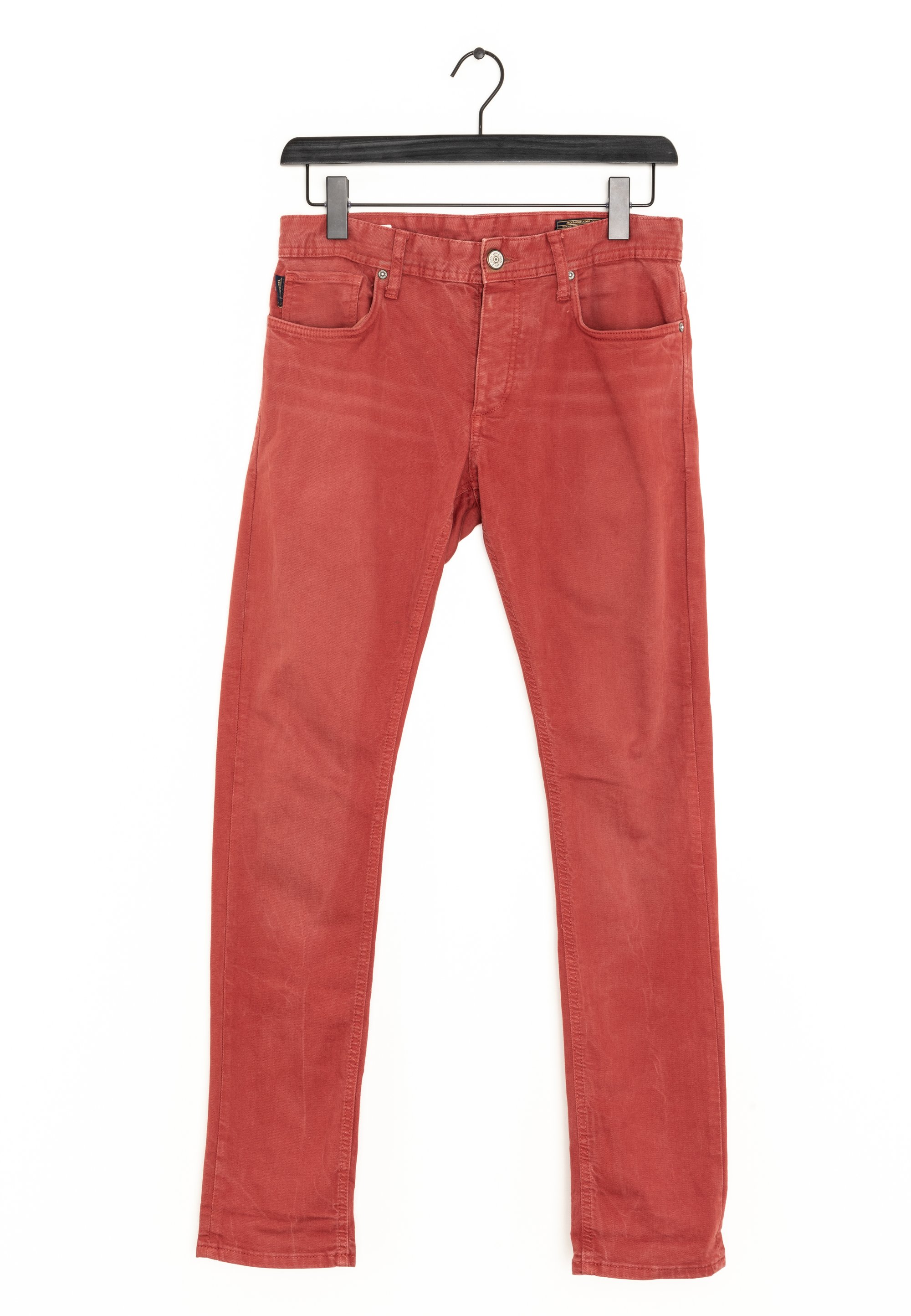 Jack Jones Slim fit jeans red (Pre-owned) Zalando