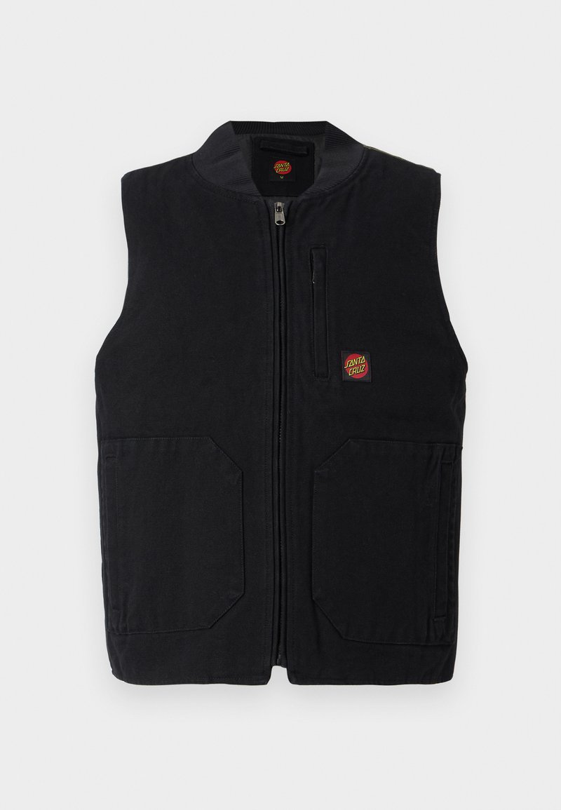 Santa Cruz TIMBER VEST UNISEX - Veste sans manches - black/noir ...