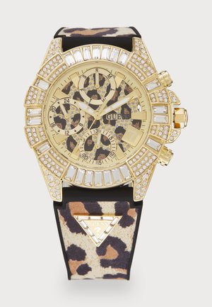 Guess ICONIC - Montre - goild-coloured/brown