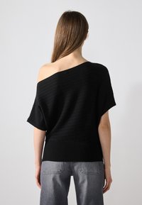 Anna Field Potiskana majica - black