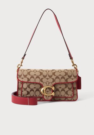 COACH, SOFT TABBY SHOULDER BAG - Handtas - beige/red