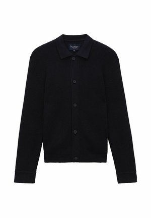 BONDELID JONAH KNITTED OVERSHIRT - Cardigan - navy