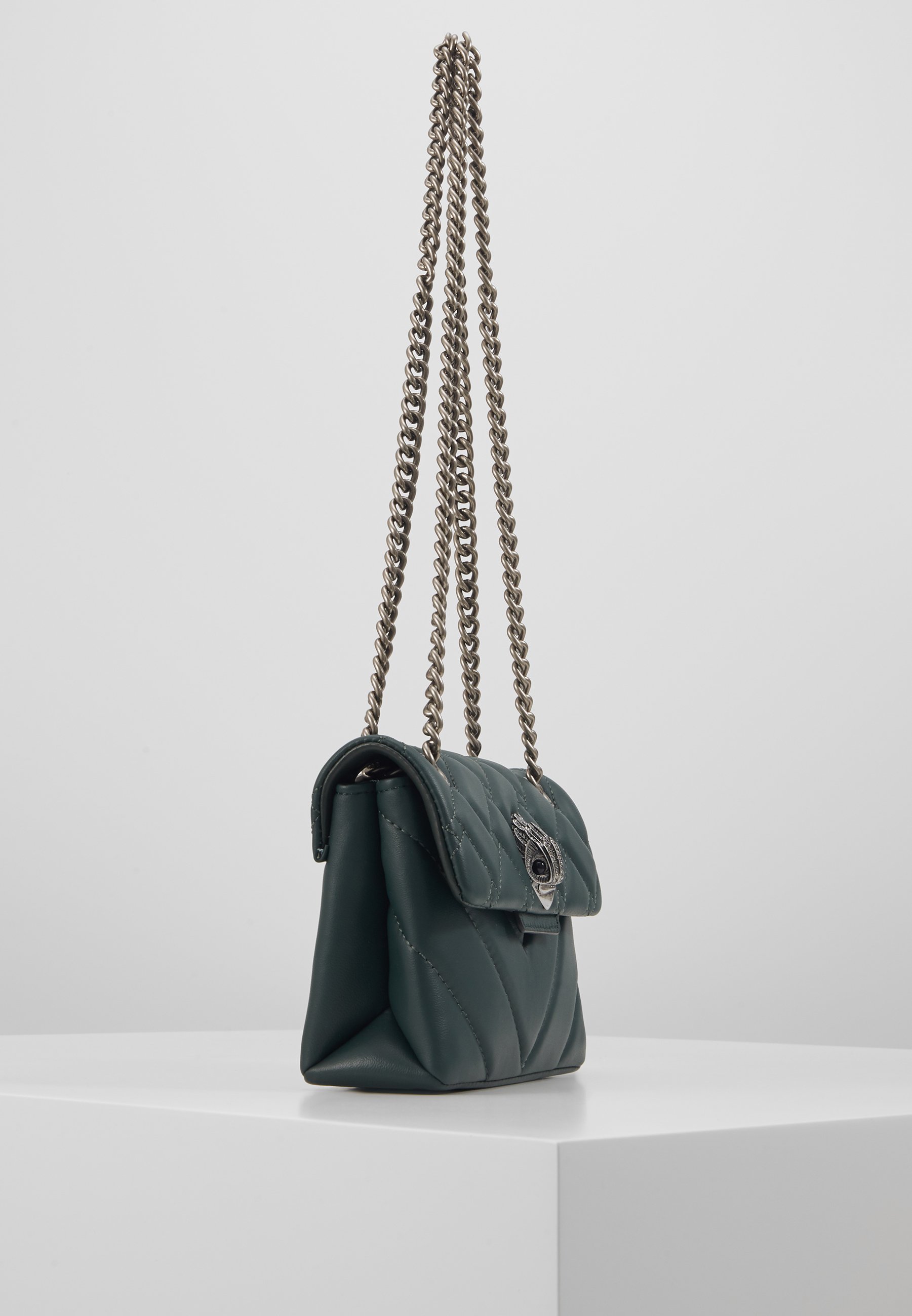 Kurt Geiger London MINI KENSINGTON BAG Skulderveske teal Kurt Geiger London MINI KENSINGTON S BAG Skulderveske