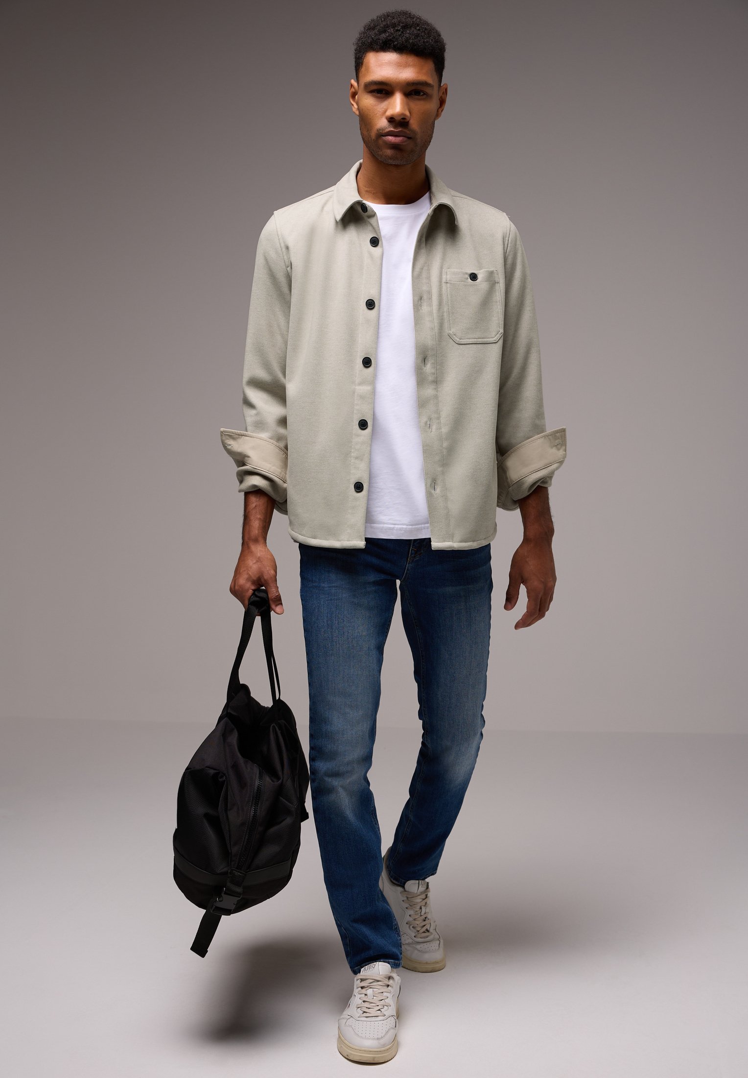 Street One MEN TWO TONE Veste légère beige
