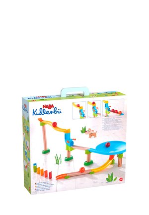 KULLERBÜ UND ERWEITERUNGEN - Holzspielzeug - kugelbahn-stau
