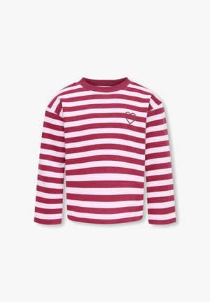 ONLY MINI, KMGSWEAT LS O-NECK STRAIGHT SWT - Μπλούζα με μακριά μανίκια - cabernet pink lady