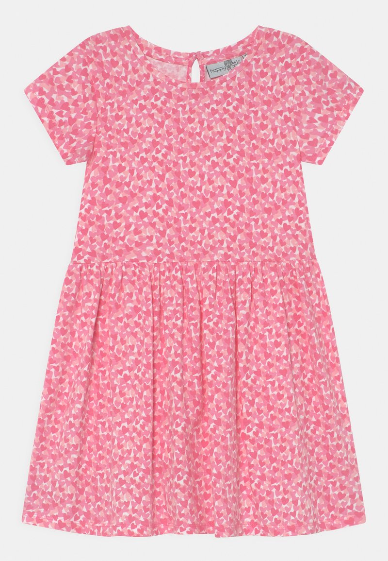 happy girls HEART DRESS - Vestido ligero - pink