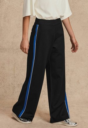 PETITE  - Treniņtērpa apakšdaļas - black with blue stripe