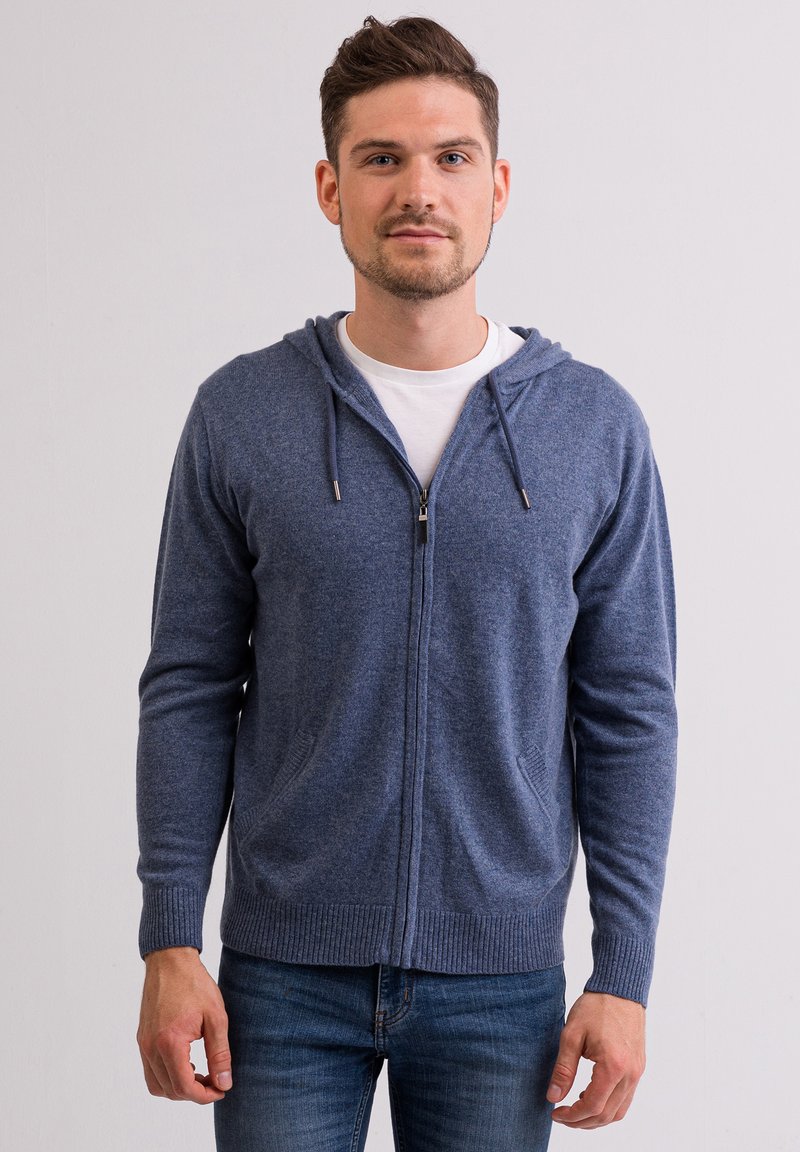 CASH-MERE Cardigan - jeans blau