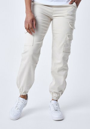 Project X Paris JOGG À POCHES MULTIPLES - Pantalon cargo - ivoire