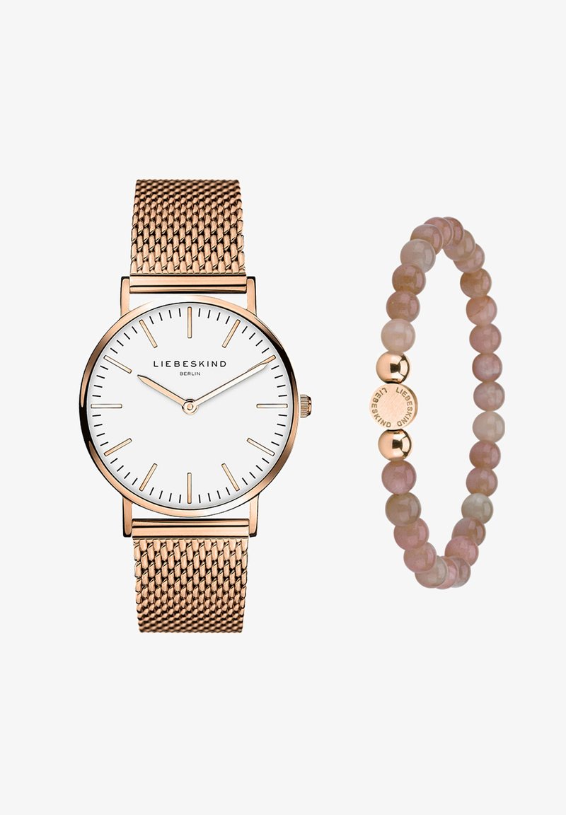 Liebeskind Berlin Horloge - frozen rosé/metallic-rood Liebeskind Berlin Horloge - frozen rosé/metallic-rood