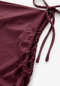Next SOFT TOUCH RUCHED SLEEVELESS - Tops - burgundy red