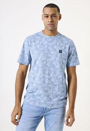 Garcia Print T-shirt - dusty blue