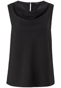 comma CRÊPE - Top - schwarz