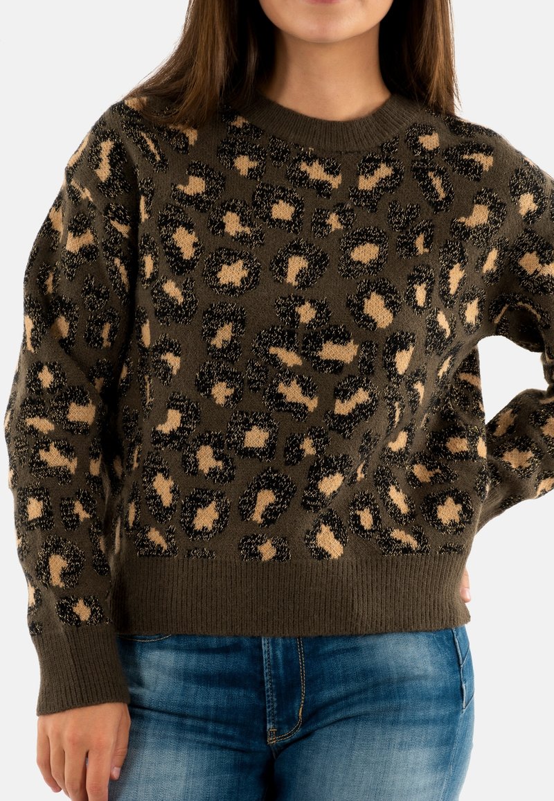 Pull D'hiver Molly Bracken Taille M - Couleur Kaki, Large, Neuf Avec étiquettes