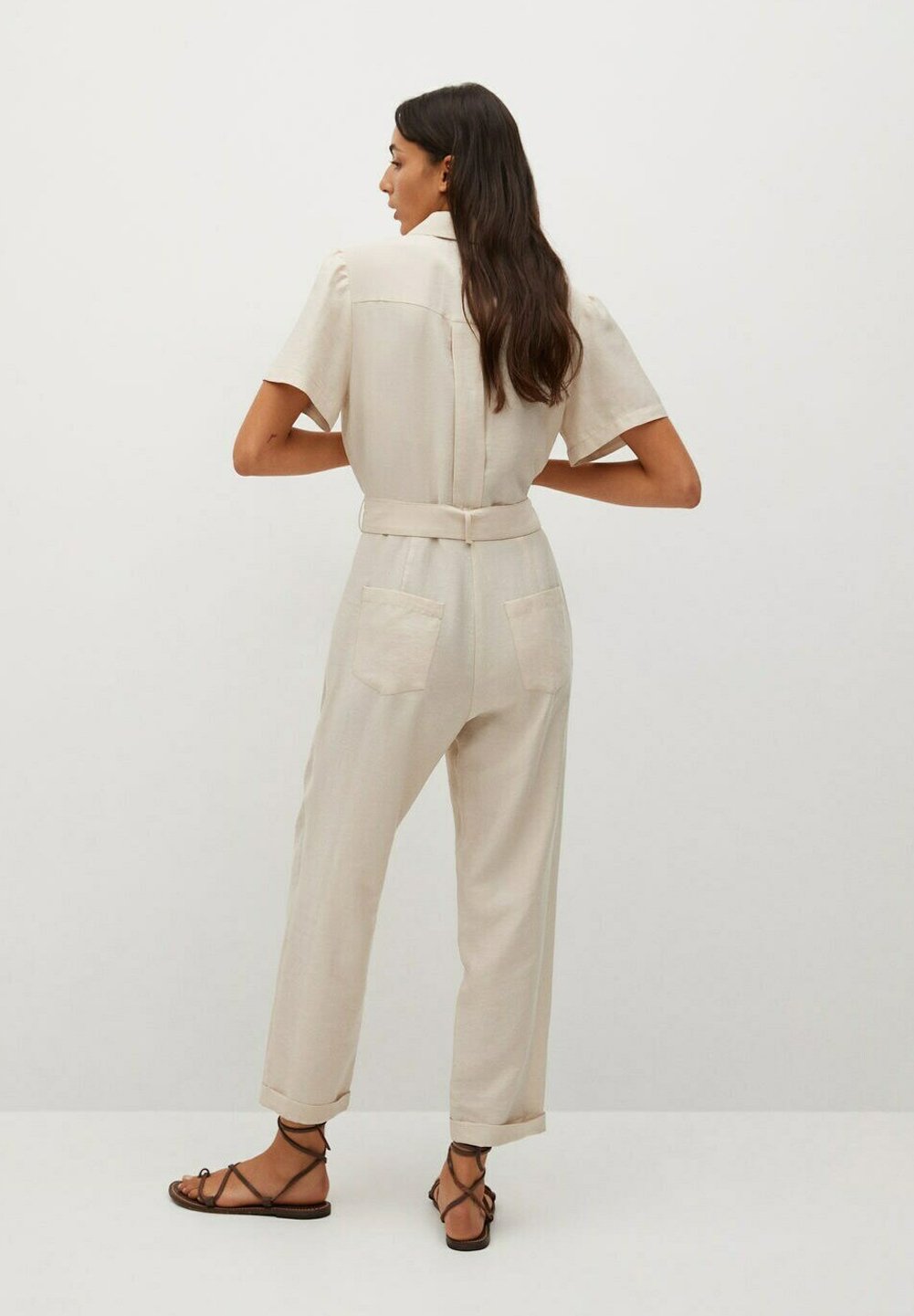 Mango CORA - Tuta jumpsuit - ecru/avorio - Zalando.it