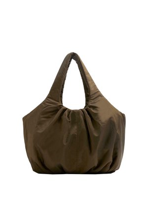 GATHERED SHOPPER  - Shopping bag - brown