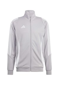 TIRO 24 TRACK - Treningsjakke - team mid grey/white