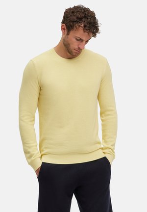 FALKE, BASIC CREW NECK - Jumper - hay