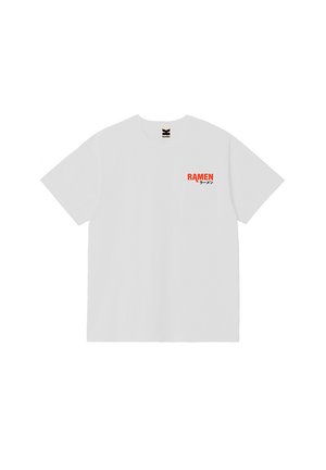 Kaotiko RAMEN OSAKA UNISEX - T-shirt imprimé - white