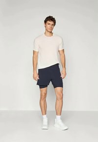 Salomon SENSE AERO TEE  - Bluză sport - whisper white/white