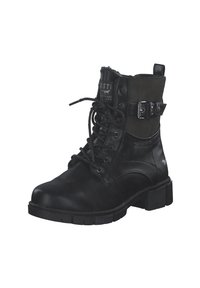 Mustang Bottines à lacets - schwarz