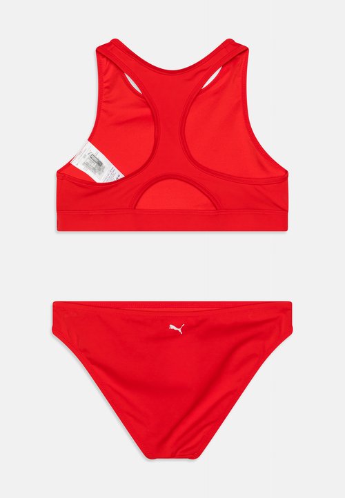 PUMA SWIM GIRLS RACERBACK - Bikini - red — foto 2
