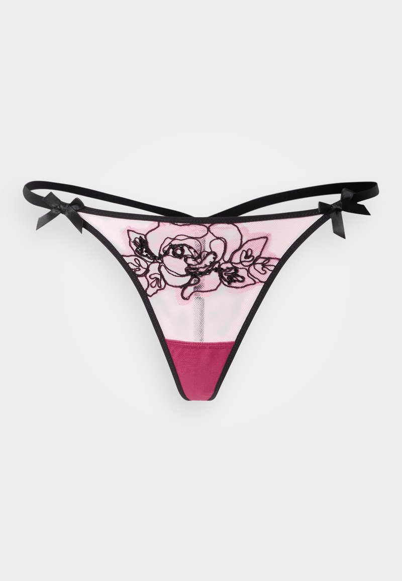 Agent Provocateur LINDIE TRIXIE - Thong - fuchsia/black/pink - Zalando