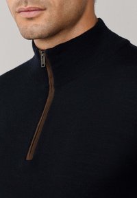 Hackett London ZIP - Strickpullover - midnight blue