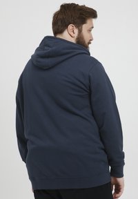 Solid Felpa con zip - blue