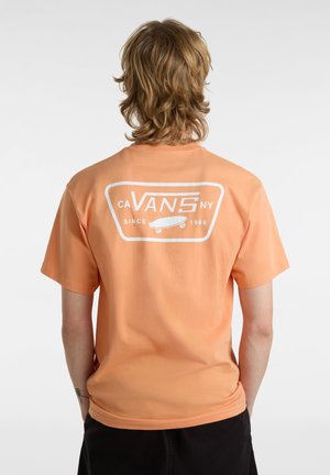 T-shirt imprimé - copper tanwhite