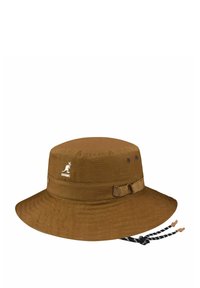 Cappello misto cashmere/lana colore marrone made in italy unisex