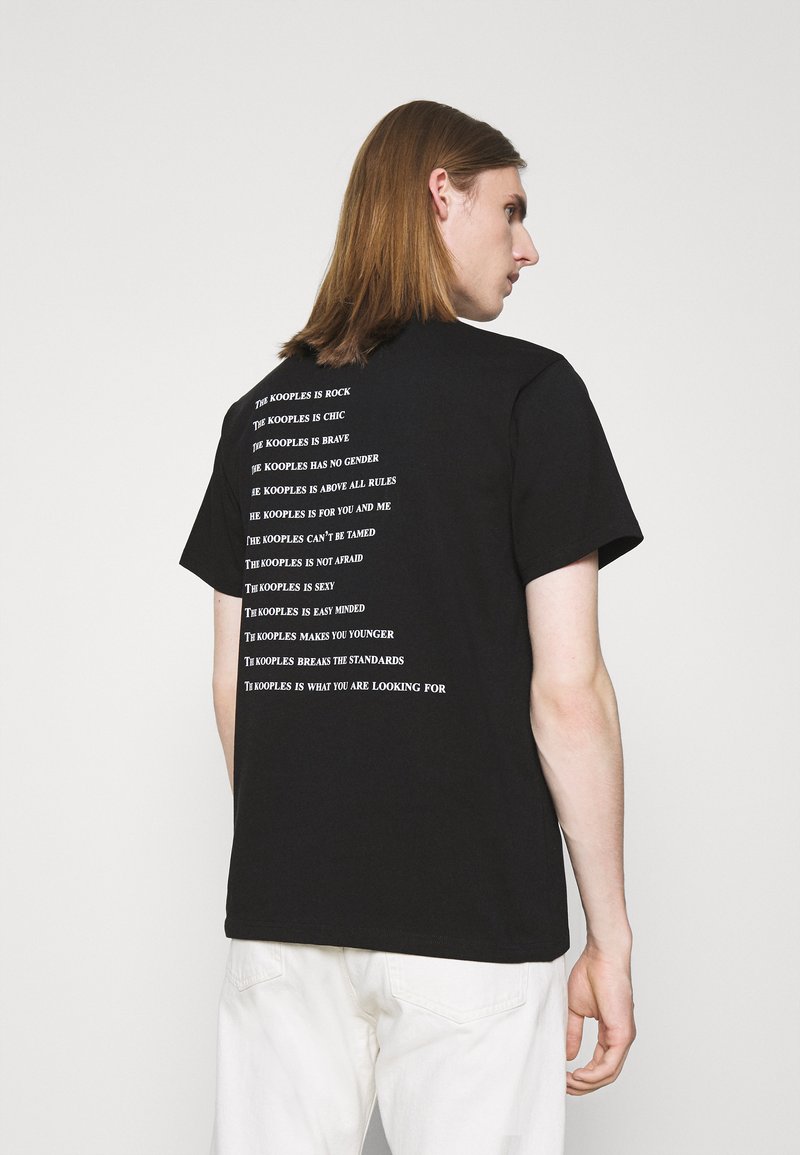 T Shirt The Kooples Femme Noir Tee Shirt The Kooples Bleu